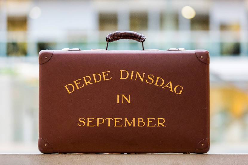 Het originele koffertje dat Pieter Lieftinck.