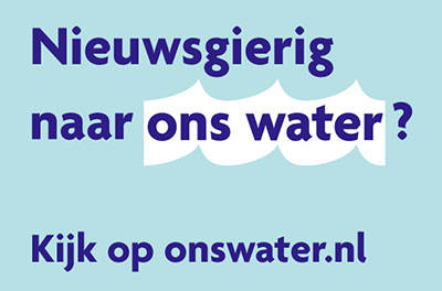 Nieuwsgierig naar Ons Water? Kijk op onswater.nl