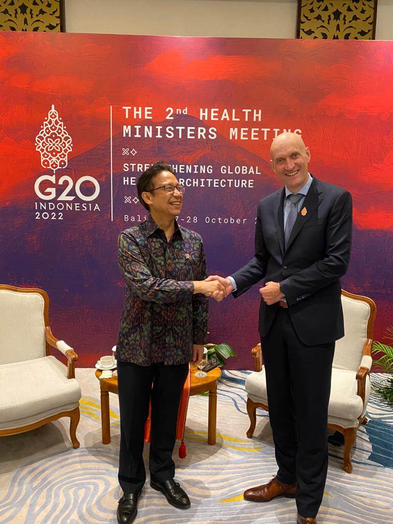 Minister van Volksgezondheid van Indonesië, minister Budi Gunadi Sadikin