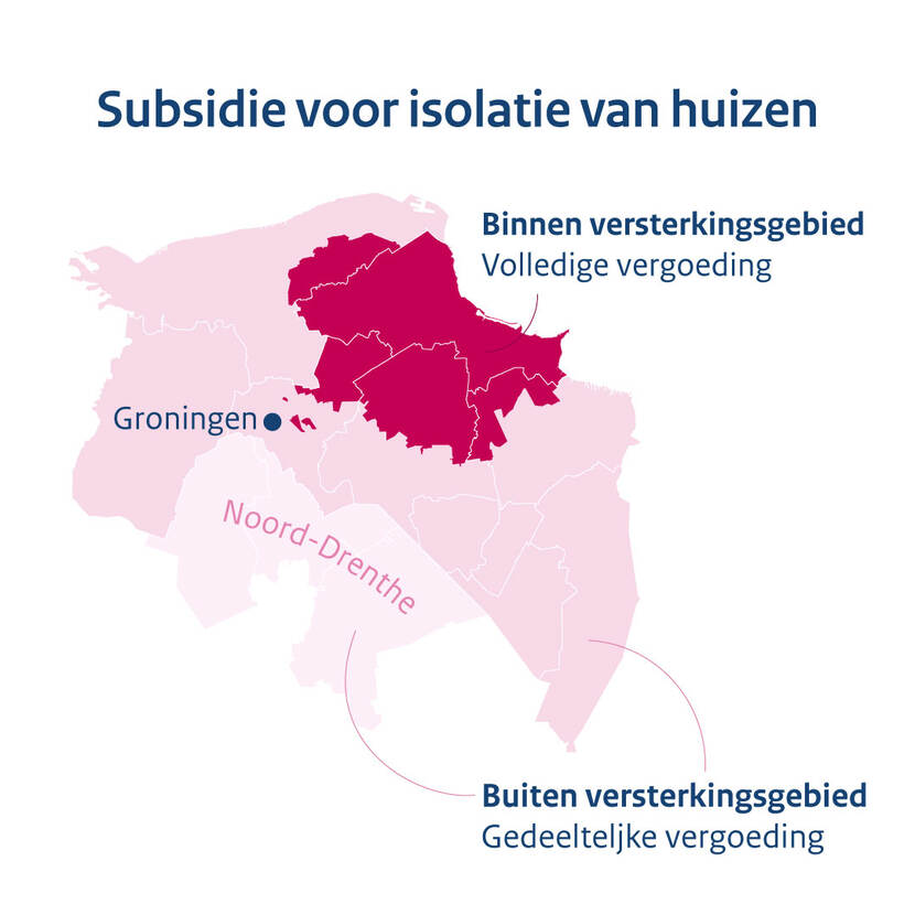 kaart subsidie isoleren huizen