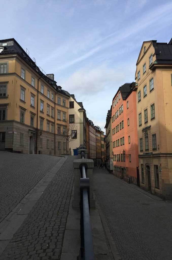 De oude stad in Stockholm