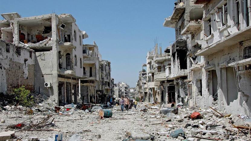 Verwoest Syrië