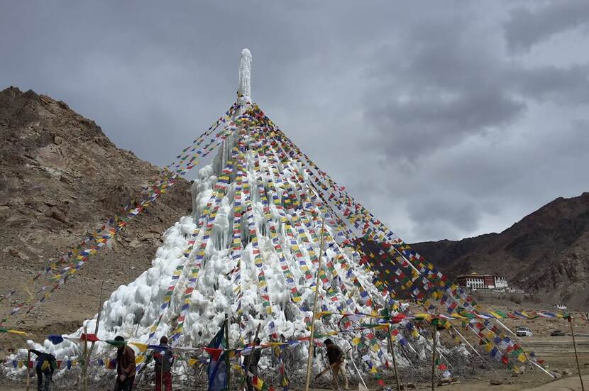 IJsstoepa in Ladakh