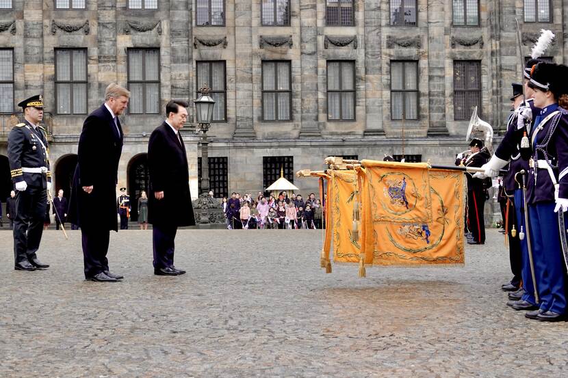 Welkomstceremonie Staatsbezoek Zuid-Korea