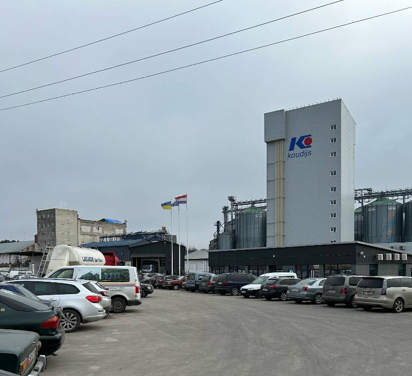 De fabriek van Koudijs nabij Lviv.