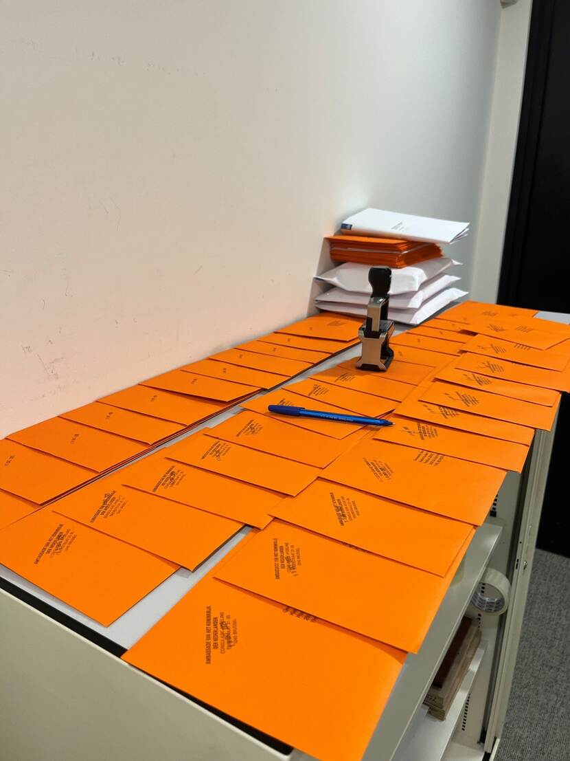 Briefstemmen ambassade in Brussel