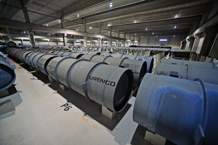 Kernbrandstof in vaten.