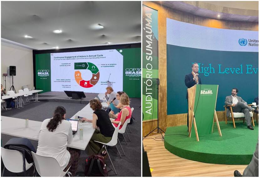 Gesprek en toespraak over desinformatie