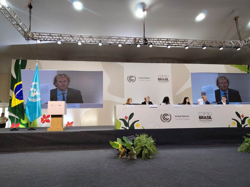 Persconferentie jongerenvertegenwoordigers