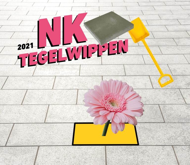 Stoep met Logo NK Tegelwippen 2021