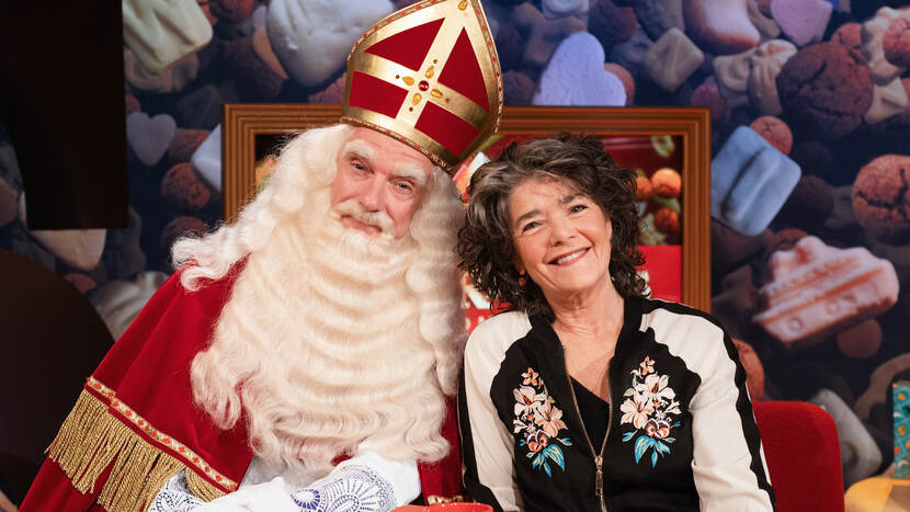 Sinterklaas en Dieuwertje Blok