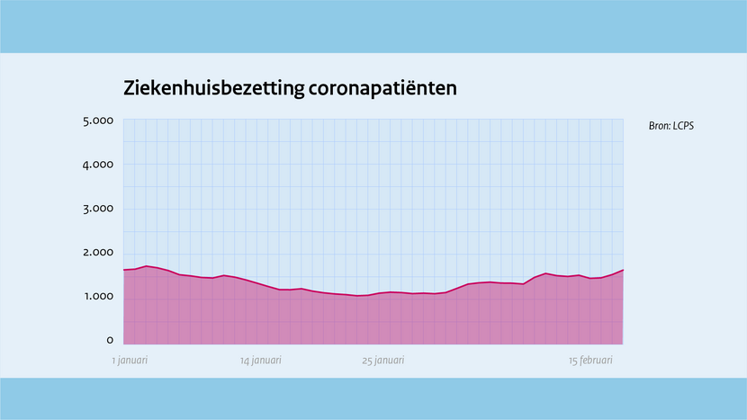 Grafiek ziekenhuisbezetting