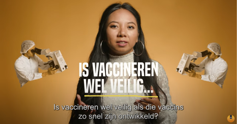Still video over veiligheid coronavaccinatie (YouTube)