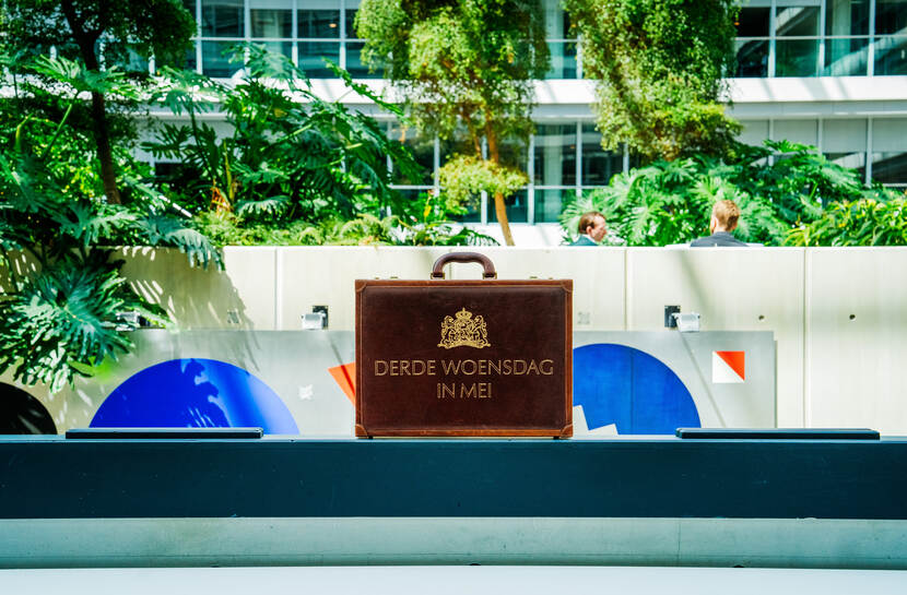 Het koffertje met alle stukken voor Verantwoordingsdag.