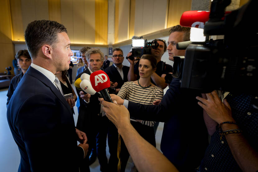 Persmoment Tweede Kamer